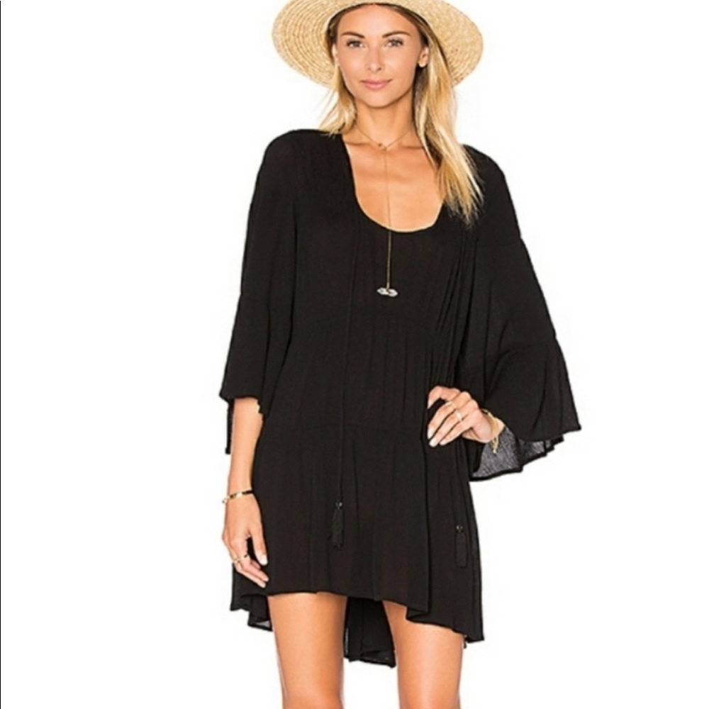 Blue Life Black Dress/Cover Up, M